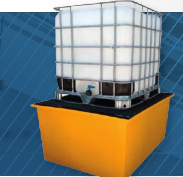 Batea antiderrame para contenedores Bins (IBC)